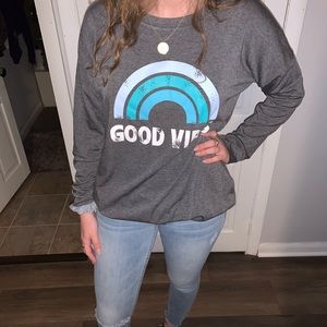 Good Vibes lounge shirt